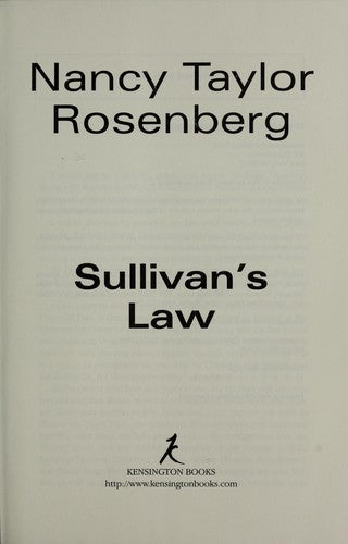 Sullivan's Law (Rosenberg, Nancy Taylor)