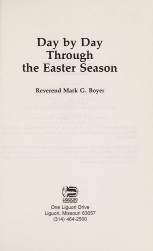 Day by Day Through the Easter Season