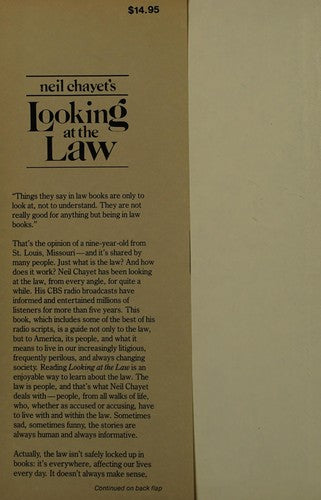 Neil Chayet's Looking At The Law