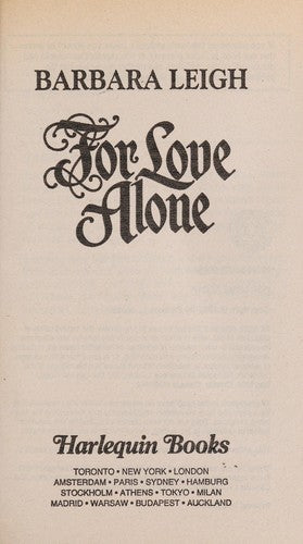 For Love Alone