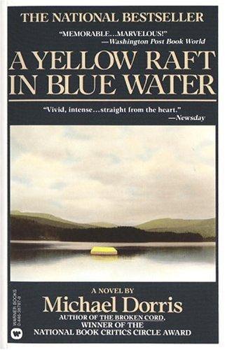 A Yellow Raft In Blue Water