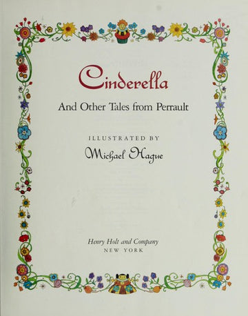 Cinderella And Other Tales From Perrault