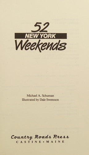52 New York Weekends