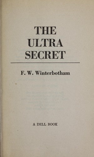 The Ultra Secret