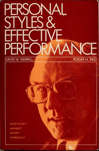 Personal Styles & Effective Performance