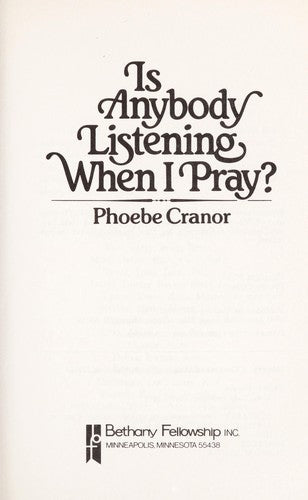 Is Anybody Listening When I Pray?