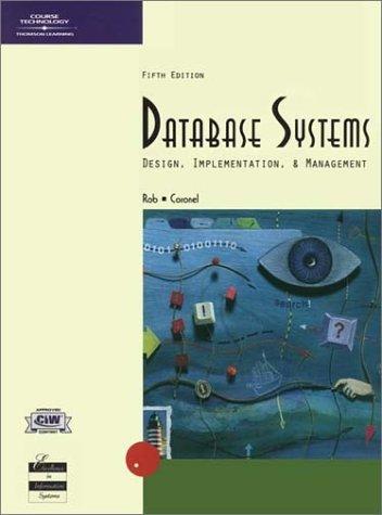 Database Systems: Design, Implementation And Management