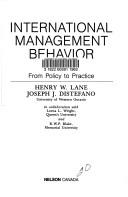 International Management Behavior: From policy to practice