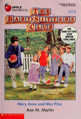 Mary Anne And Miss Priss (Baby-Sitters Club)