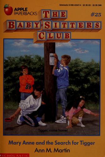 Mary Anne And The Search For Tigger (The Baby-Sitters Club)