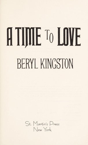 A Time To Love