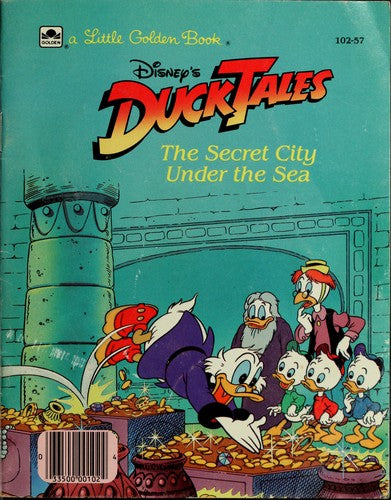 The Secret City Under The Sea (A Little Golden Book) (Disney's Duck Tales)