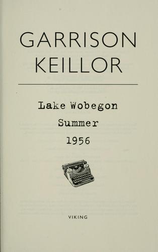 Lake Wobegon Summer 1956