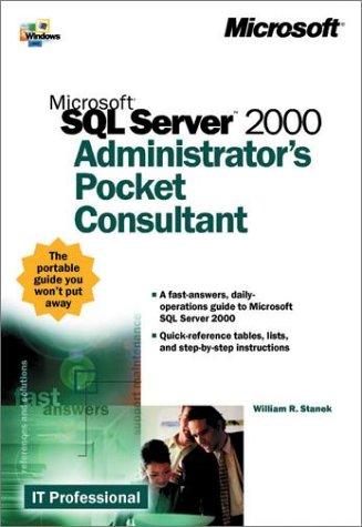 Microsoft SQL Server 2000 Administrator's Pocket Consultant (It-Administrator's Pocket Consultant)