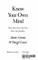 Know Your Own Mind: nine tests that tell you what you do best