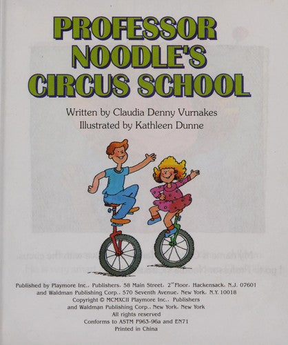 Professor Noodle's Circus School