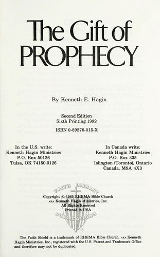 Gift Of Prophecy