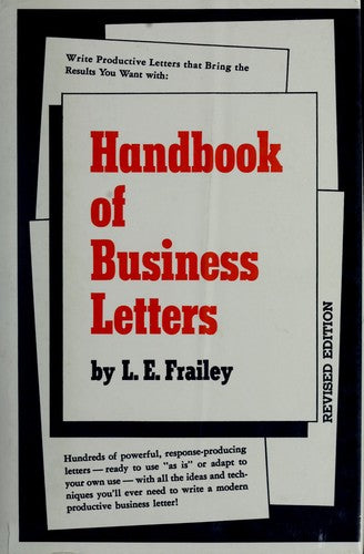 Handbook Of Business Letters