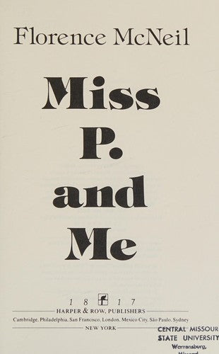 Miss P. And Me