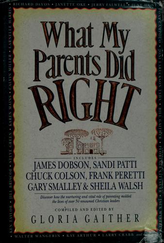 What My Parents Did Right