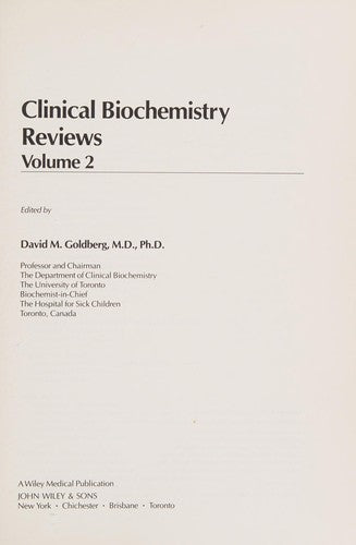Clinical Biochemistry Reviews Vol. 2