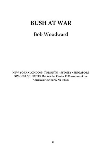 Bush At War