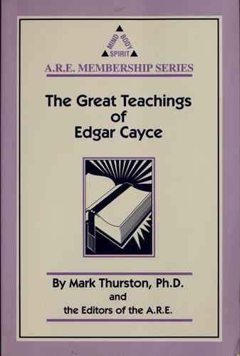 The Great Teachings Of Edgar Cayce