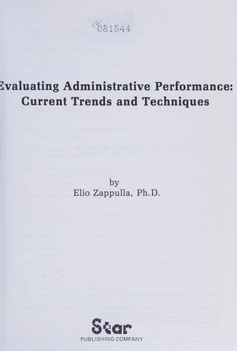 Evaluating Administrative Performance