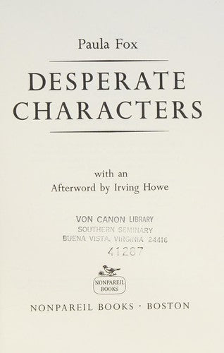 Desperate Characters