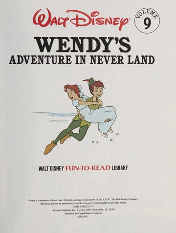 Wendy's Adventure In Never Land