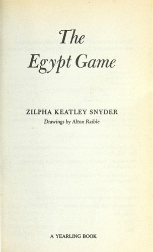 Egypt Game