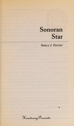 Sonoran Star: Tucson, Book 2 (Heartsong Presents #480)