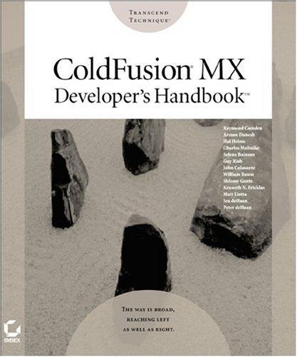 Coldfusion Mx Developer's Handbook