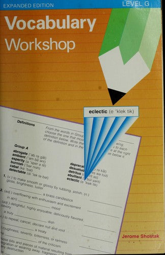 Vocabulary  Workshop Level G