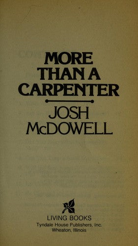 More Than A Carpenter