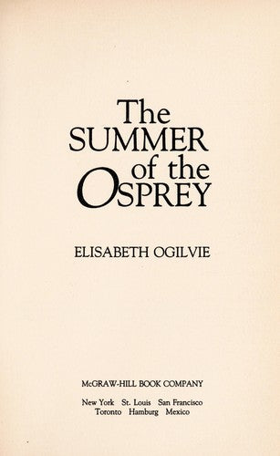 The Summer of the Osprey
