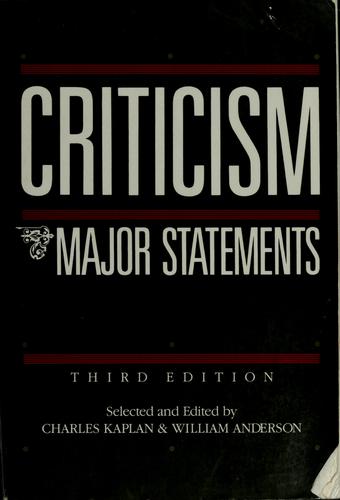 Criticism