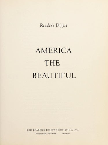 America The Beautiful