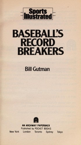 Sports Illustrated Baseball's Record Breakers