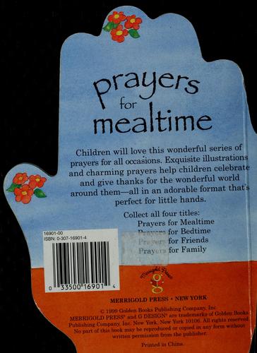 Prayers For Mealtime