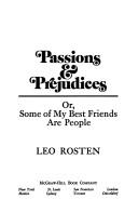 Passions & prejudices: or, Some of My Best Friends Are People