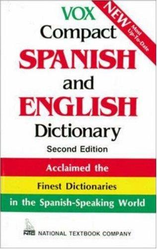 Vox Compact Spanish And English Dictionary