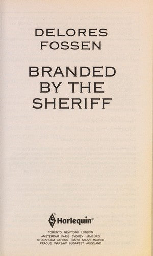 Branded By The Sheriff (Harlequin Intrigue Series)
