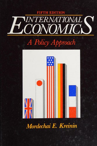 International Economics ( Complimentary Copy): a policy approach