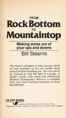 From Rock Bottom To Mountaintop: making sense out of your ups and downs