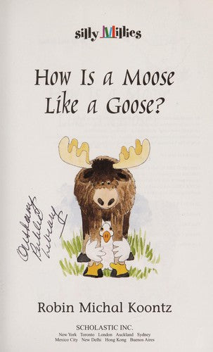How Is A Moose Like A Goose? (2003) (Silly Millies)