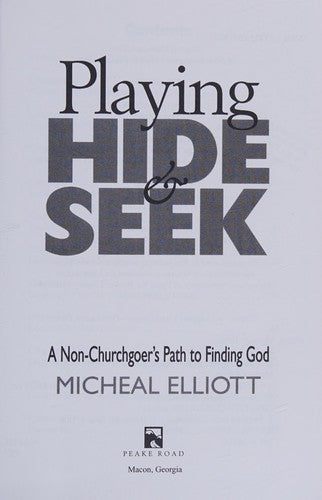 Playing Hide & Seek: a non-churchgoer's path to finding God