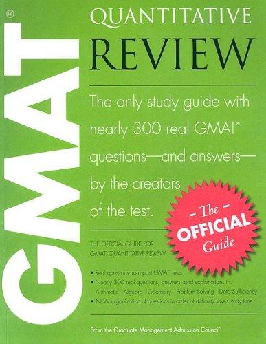 The Official Guide For Gmat Quantitative Review