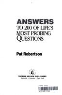 Answers To 200 Of Life's Most Probing Questions (without dust jacket)