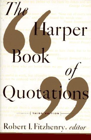 The Harper Book of Quotations 3rd Edition